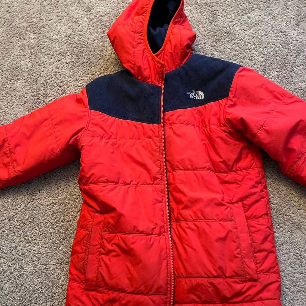 Boys large north face coat